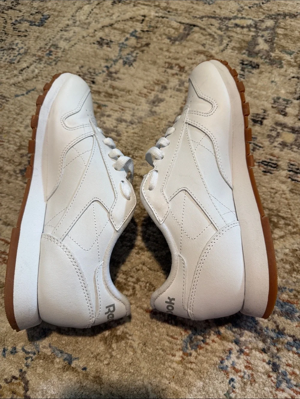 Reebok classic gum sole sneakers
